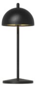 F1008S-200D-CC/BKM Επιτραπέζιο Φωτιστικό LED, Micro 19.8cm, Αλουμινίου, Επαναφορτιζόμενο, 2.2W, Μαύρο Ματ, Bells, Prego 1