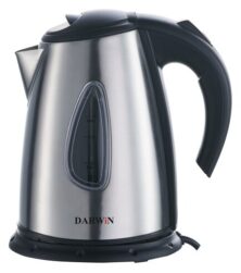 Darwin DRW-125 Ανοξείδωτος Βραστήρας 1.0LT 1350-1600W με Περιστρεφόμενη Βάση 360°