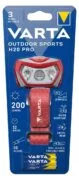 VARTA LED φακός κεφαλής Outdoor Sports H20 Pro, 200lm, IPX4, κόκκινος 2