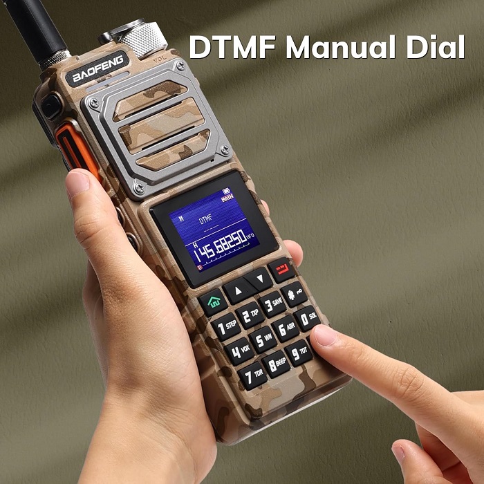 Baofeng UV-25 Φορητός Πομποδέκτης VHF/UHF Dual Band 10W με GPS, NOAA και Type-C, Army Yellow 3 Baofeng UV-25 Φορητός Πομποδέκτης VHF/UHF Dual Band Army Yellow
