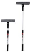 HEYNER καθαριστής τζαμιών 407300, τηλεσκοπικός έως 80cm, ασημί/μαύρος 2