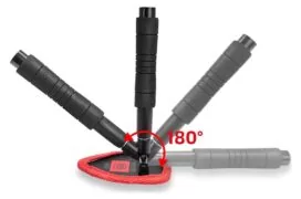 HEYNER βούρτσα με πανί μικροϊνών 407630, πτυσσόμενη έως 50cm, μαύρη/κόκκινη 13 HEYNER βούρτσα με πανί μικροϊνών 407630, πτυσσόμενη έως 50cm, μαύρη/κόκκινη 4