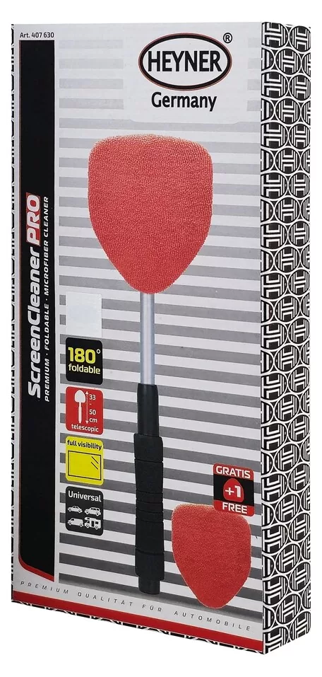 HEYNER βούρτσα με πανί μικροϊνών 407630, πτυσσόμενη έως 50cm, μαύρη/κόκκινη 10 HEYNER βούρτσα με πανί μικροϊνών 407630, πτυσσόμενη έως 50cm, μαύρη/κόκκινη - Image 8