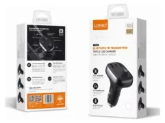 LDNIO FM transmitter & φορτιστής C704Q, USB-C/2x USB, 36W, Bluetooth, μαύρο 4