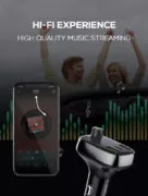 LDNIO FM transmitter & φορτιστής C704Q, USB-C/2x USB, 36W, Bluetooth, μαύρο 5