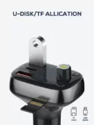 LDNIO FM transmitter & φορτιστής C704Q, USB-C/2x USB, 36W, Bluetooth, μαύρο 6