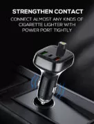 LDNIO FM transmitter & φορτιστής C704Q, USB-C/2x USB, 36W, Bluetooth, μαύρο 9