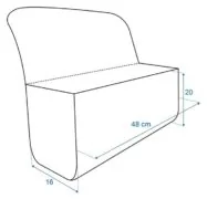 PROPLUS θήκη οργάνωσης αυτοκινήτου 540227, 48x16x20cm, γκρι 5