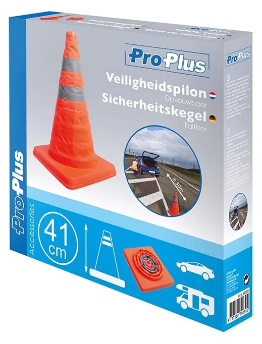 PROPLUS κώνος κυκλοφορίας 540320, πτυσσόμενος, 41cm, πορτοκαλί 6 PROPLUS κώνος κυκλοφορίας 540320, πτυσσόμενος, 41cm, πορτοκαλί - Image 4