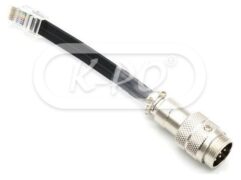 K-PO 6-pin σε RJ45 καλώδιο αντάπτορας μικροφώνου
