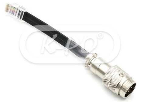 K-PO 6-pin σε RJ45 καλώδιο αντάπτορας μικροφώνου
