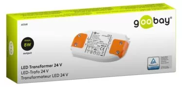 GOOBAY μετασχηματιστής LED 60368, 24V, 8W, IP20 3