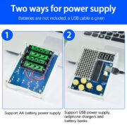 KEYESTUDIO 51 Microcontroller Game Boy 60720213 για Arduino, 4 παιχνίδια 4