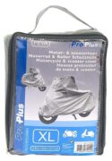 PROPLUS κουκούλα μηχανής 610250 με θήκη, XL 246x104x127cm, ασημί 3