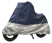 PROPLUS κουκούλα μηχανής 610257 με θήκη, XL 246x104x127cm, μπλε/ασημί