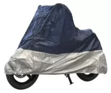 PROPLUS κουκούλα μηχανής 610257 με θήκη, XL 246x104x127cm, μπλε/ασημί