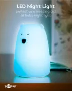 GOOBAY LED φωτιστικό νυκτός πολική αρκούδα 61647, RGB, επαναφορτιζόμενο, λευκό 3