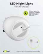 GOOBAY LED φωτιστικό νυκτός πολική αρκούδα 61647, RGB, επαναφορτιζόμενο, λευκό 11