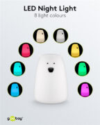 GOOBAY LED φωτιστικό νυκτός πολική αρκούδα 61647, RGB, επαναφορτιζόμενο, λευκό 13