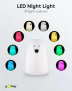 GOOBAY LED φωτιστικό νυκτός πολική αρκούδα 61647, RGB, επαναφορτιζόμενο, λευκό 13