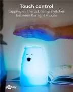 GOOBAY LED φωτιστικό νυκτός πολική αρκούδα 61647, RGB, επαναφορτιζόμενο, λευκό 15