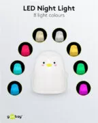 GOOBAY LED φωτιστικό νυκτός πιγκουίνος 61648, RGB, επαναφορτιζόμενο, λευκό 13