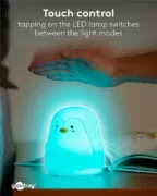 GOOBAY LED φωτιστικό νυκτός πιγκουίνος 61648, RGB, επαναφορτιζόμενο, λευκό 15