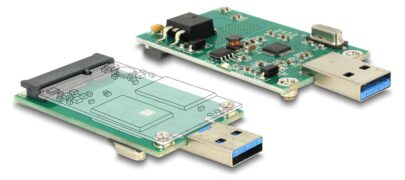 DELOCK αντάπτορας USB σε mSATA 62681, 5Gbps 3
