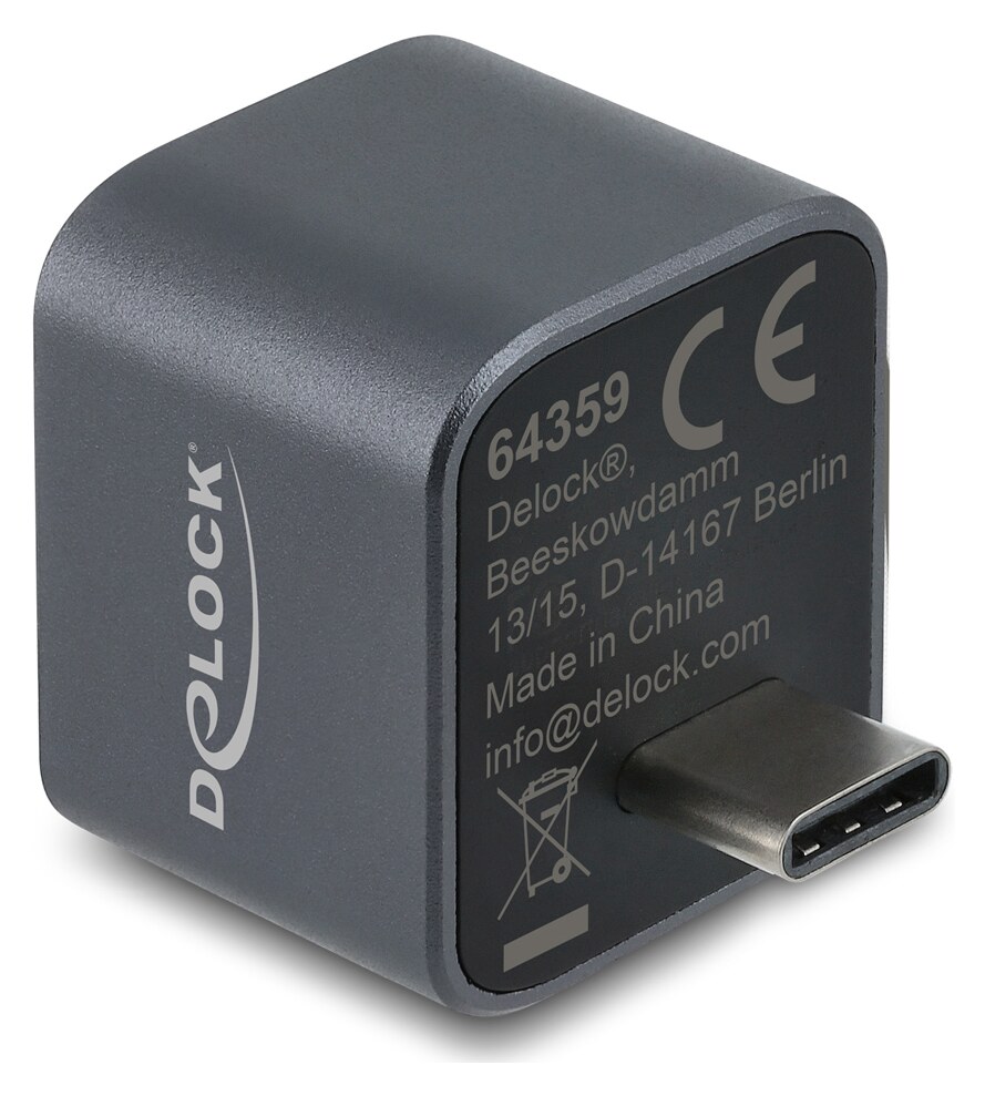 DELOCK mini USB hub 64359, 2x θυρών, USB 3.2, 10Gbps, USB-C σύνδεση, γκρι 5 DELOCK mini USB hub 64359, 2x θυρών, USB 3.2, 10Gbps, USB-C σύνδεση, γκρι - Image 3