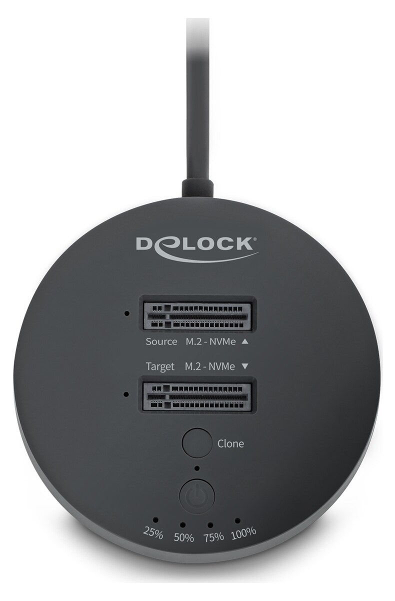 DELOCK docking station για M.2 NVMe PCIe SSD 64364, 2 θέσεων, 20Gbps, clone function, μαύρο 6 DELOCK docking station για M.2 NVMe PCIe SSD 64364, 2 θέσεων, 20Gbps, clone function, μαύρο - Image 4