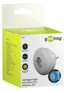 GOOBAY LED φωτιστικό νυκτός 64567, πρίζα schuko, 3 χρώματα φωτός, 6500K 7