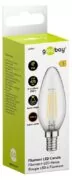 GOOBAY LED λάμπα candle 65390, E14, Filament, 4W, 2700K, 470lm 7 GOOBAY LED λάμπα candle 65390, E14, Filament, 4W, 2700K, 470lm 3