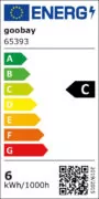 GOOBAY LED λάμπα candle 65393, E14, Filament, 6W, 2700K, 1055lm 2