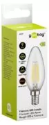 GOOBAY LED λάμπα candle 65393, E14, Filament, 6W, 2700K, 1055lm 3