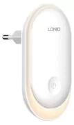 LDNIO φωτιστικό νυκτός Y1 με αισθητήρα φωτός, 0.5W, 3500K
