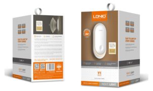 LDNIO φωτιστικό νυκτός Y1 με αισθητήρα φωτός, 0.5W, 3500K 8
