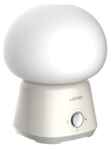 LDNIO LED φωτιστικό νυκτός Y4, RGB, ρυθμιζόμενο, επαναφορτιζόμενο, λευκό