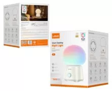 LDNIO LED φωτιστικό νυκτός Y4, RGB, ρυθμιζόμενο, επαναφορτιζόμενο, λευκό 8