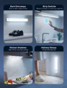 LDNIO LED φωτιστικό τοίχου/ντουλάπας Y6 με αισθητήρα κίνησης, 410x42x13mm, λευκό 2