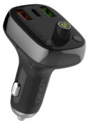 LDNIO FM Transmitter & φορτιστής C704Q, 2x USB/1x USB-C, 36W, Bluetooth, μαύρο 1
