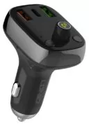 LDNIO FM Transmitter & φορτιστής C704Q, 2x USB/1x USB-C, 36W, Bluetooth, μαύρο 2 LDNIO FM Transmitter & φορτιστής C704Q, 2x USB/1x USB-C, 36W, Bluetooth, μαύρο 1