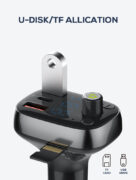 LDNIO FM Transmitter & φορτιστής C704Q, 2x USB/1x USB-C, 36W, Bluetooth, μαύρο 19 LDNIO FM Transmitter & φορτιστής C704Q, 2x USB/1x USB-C, 36W, Bluetooth, μαύρο 6