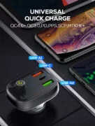 LDNIO FM Transmitter & φορτιστής C704Q, 2x USB/1x USB-C, 36W, Bluetooth, μαύρο 21 LDNIO FM Transmitter & φορτιστής C704Q, 2x USB/1x USB-C, 36W, Bluetooth, μαύρο 8