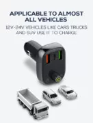 LDNIO FM Transmitter & φορτιστής C704Q, 2x USB/1x USB-C, 36W, Bluetooth, μαύρο 25 LDNIO FM Transmitter & φορτιστής C704Q, 2x USB/1x USB-C, 36W, Bluetooth, μαύρο 12