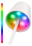 GOOBAY επιτραπέζιο φωτιστικό 73928, RGB, επαναφορτιζόμενο, λευκό 3