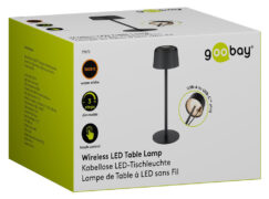 GOOBAY επιτραπέζιο φωτιστικό 77675, 3000K, dimmable, επαναφορτιζόμενο, μαύρο 5