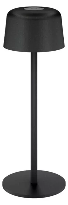 GOOBAY επιτραπέζιο φωτιστικό 77675, 3000K, dimmable, επαναφορτιζόμενο, μαύρο