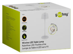 GOOBAY επιτραπέζιο φωτιστικό 77676, 3000K, dimmable, επαναφορτιζόμενο, λευκό 19 GOOBAY επιτραπέζιο φωτιστικό 77676, 3000K, dimmable, επαναφορτιζόμενο, λευκό 5