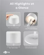 GOOBAY επιτραπέζιο φωτιστικό 77676, 3000K, dimmable, επαναφορτιζόμενο, λευκό 26 GOOBAY επιτραπέζιο φωτιστικό 77676, 3000K, dimmable, επαναφορτιζόμενο, λευκό 12