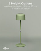 GOOBAY επιτραπέζιο φωτιστικό 77677, 3000K, dimmable, επαναφορτιζόμενο, πράσινο 22 GOOBAY επιτραπέζιο φωτιστικό 77677, 3000K, dimmable, επαναφορτιζόμενο, πράσινο 8
